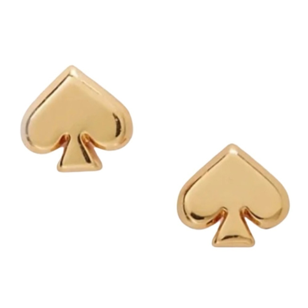 KATE SPADE • Gold Everyday Spade Minimalist Earrings